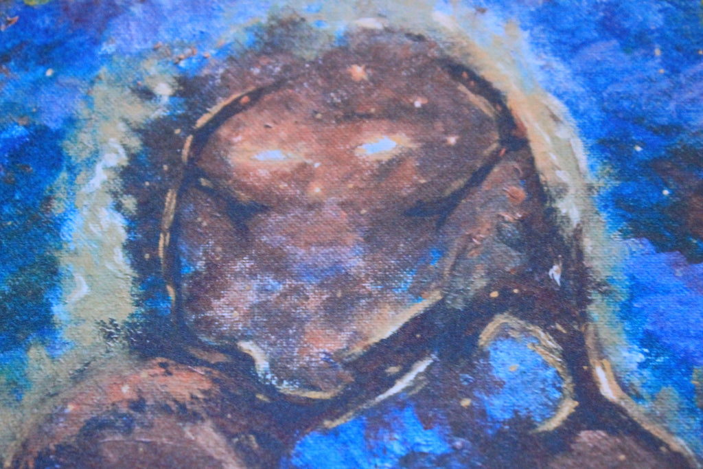 Nebula galaxy- oil paint print- Fine Arts Print