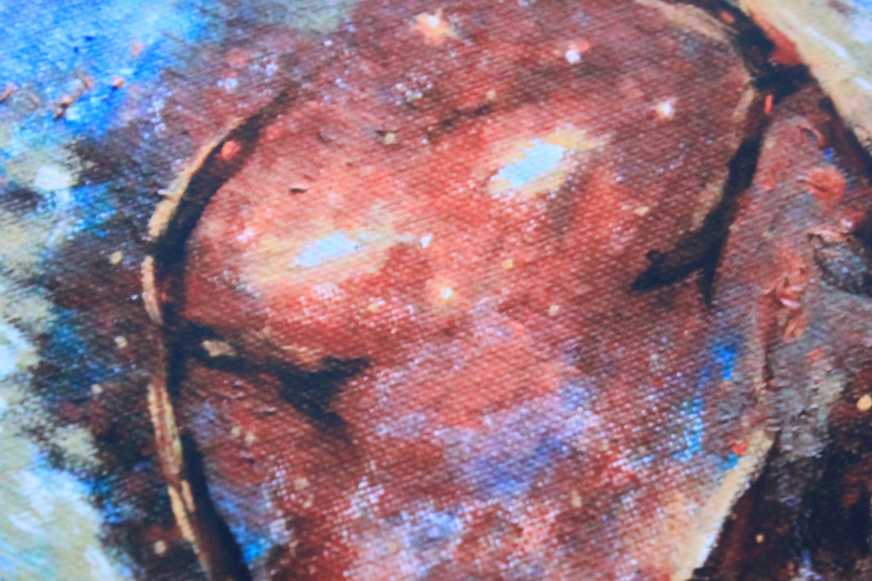 Nebula galaxy- oil paint print- Fine Arts Print
