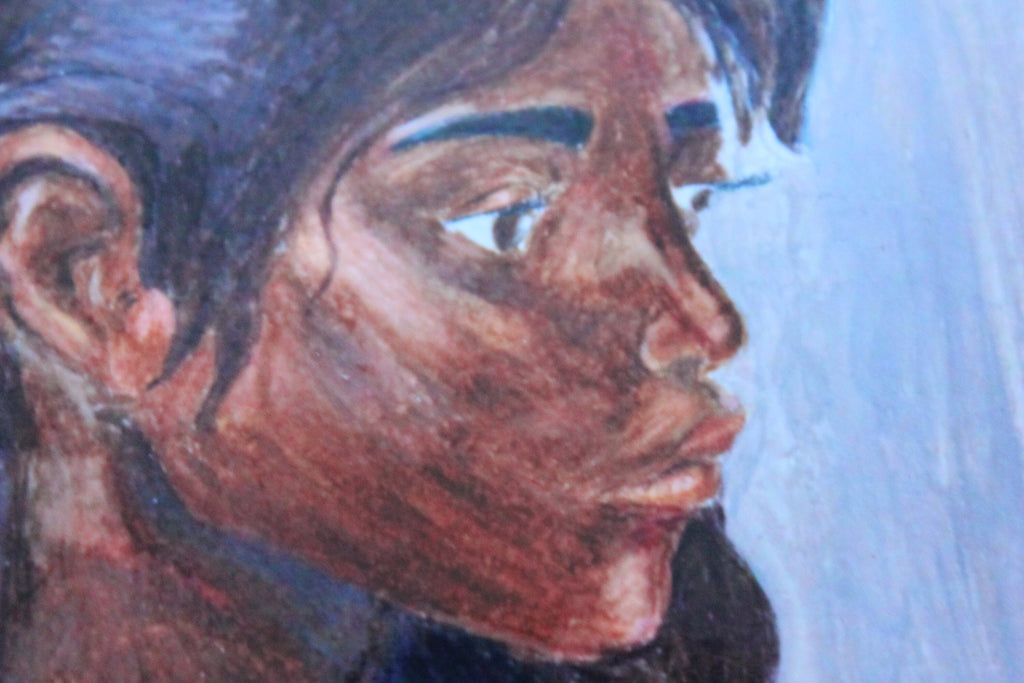 Brown skin women's portrait- Fine art Print- Contemporary arts available in 8x10
