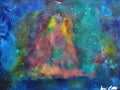 Nebula Galaxy 1- oil paint print- Fine Arts Print