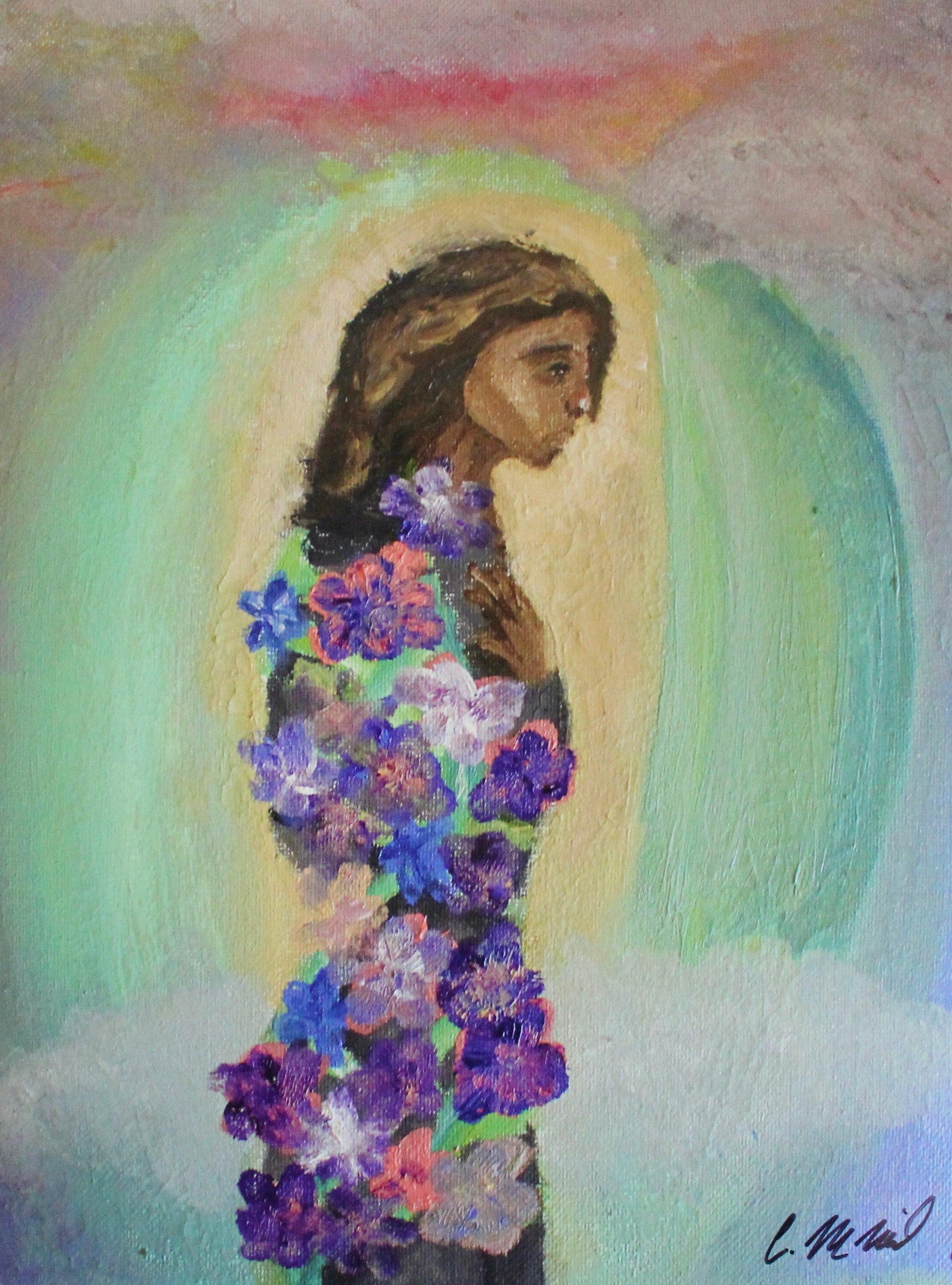 Not Here- Oil painting Print- Fine art print.