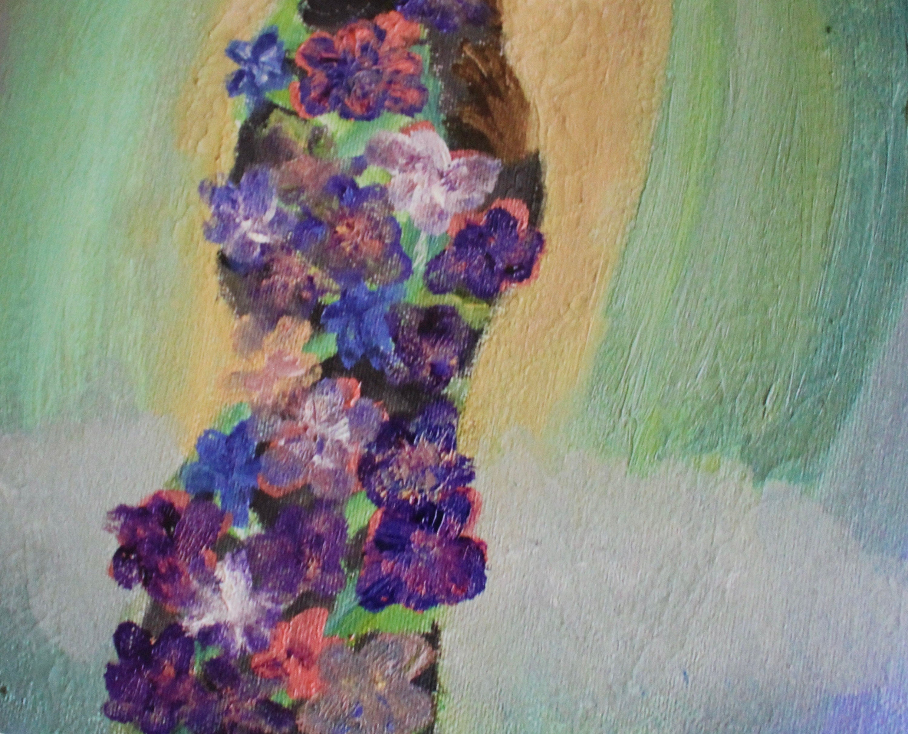 Not Here- Oil painting Print- Fine art print.
