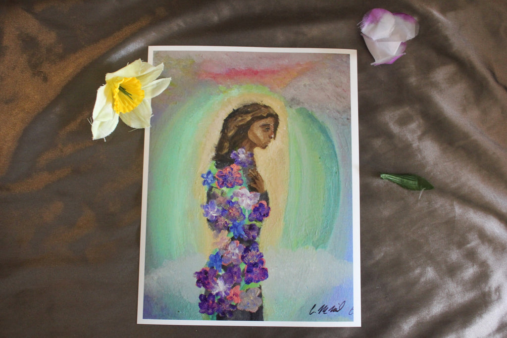 Not Here- Oil painting Print- Fine art print.