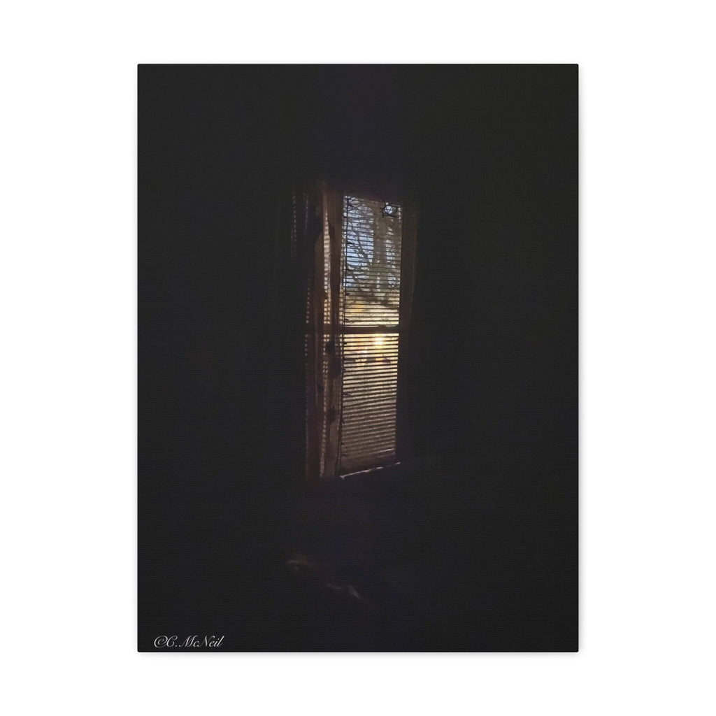 Evening window/ night vibes on Canvas