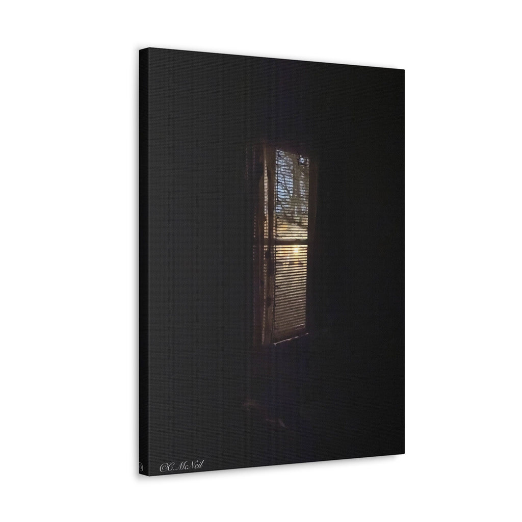 Evening window/ night vibes on Canvas