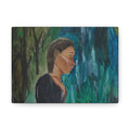 Women crying by the River Canvas Gallery Wraps