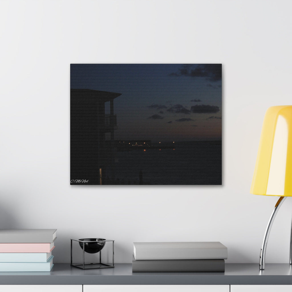 Calm bay sunset Canvas