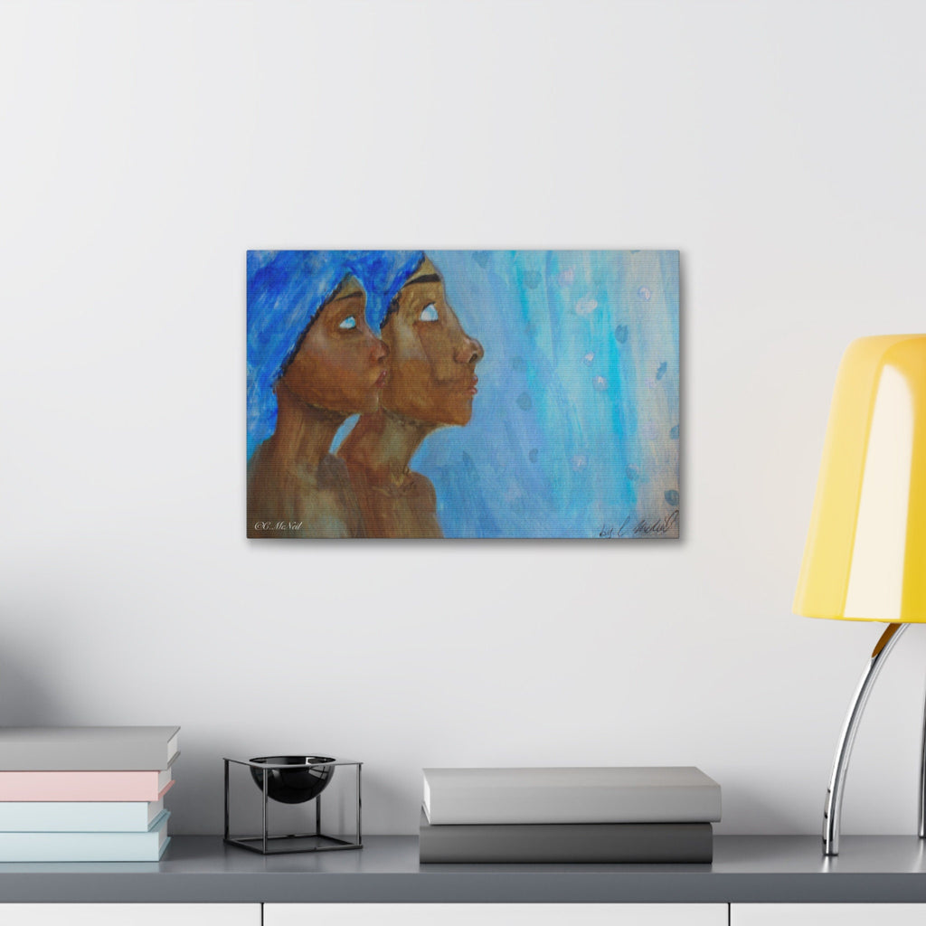 We are watching- Angelic eyes series Canvas