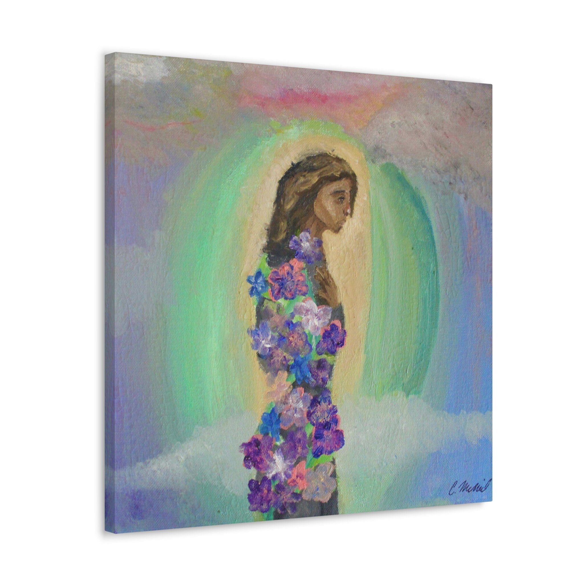 Wrapped with petals On Canvas