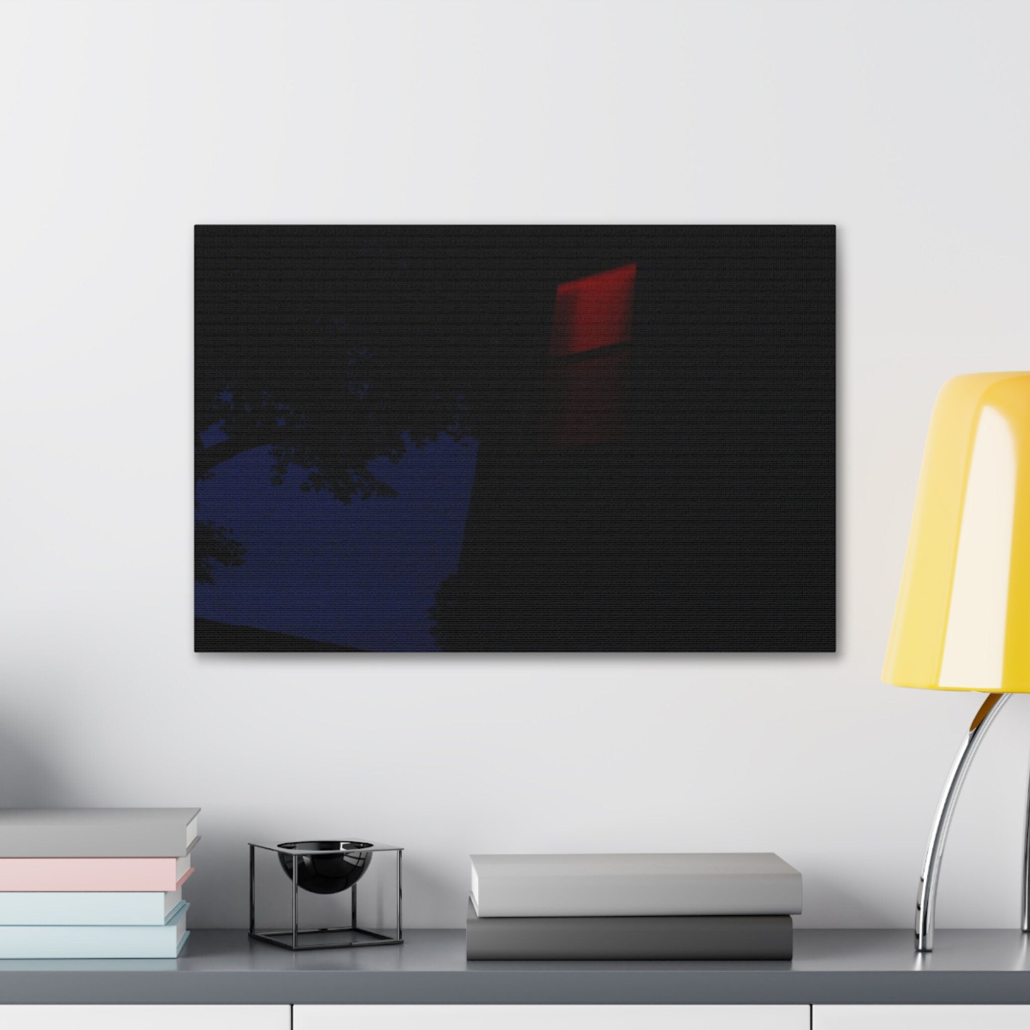 Velvet Window On Canvas