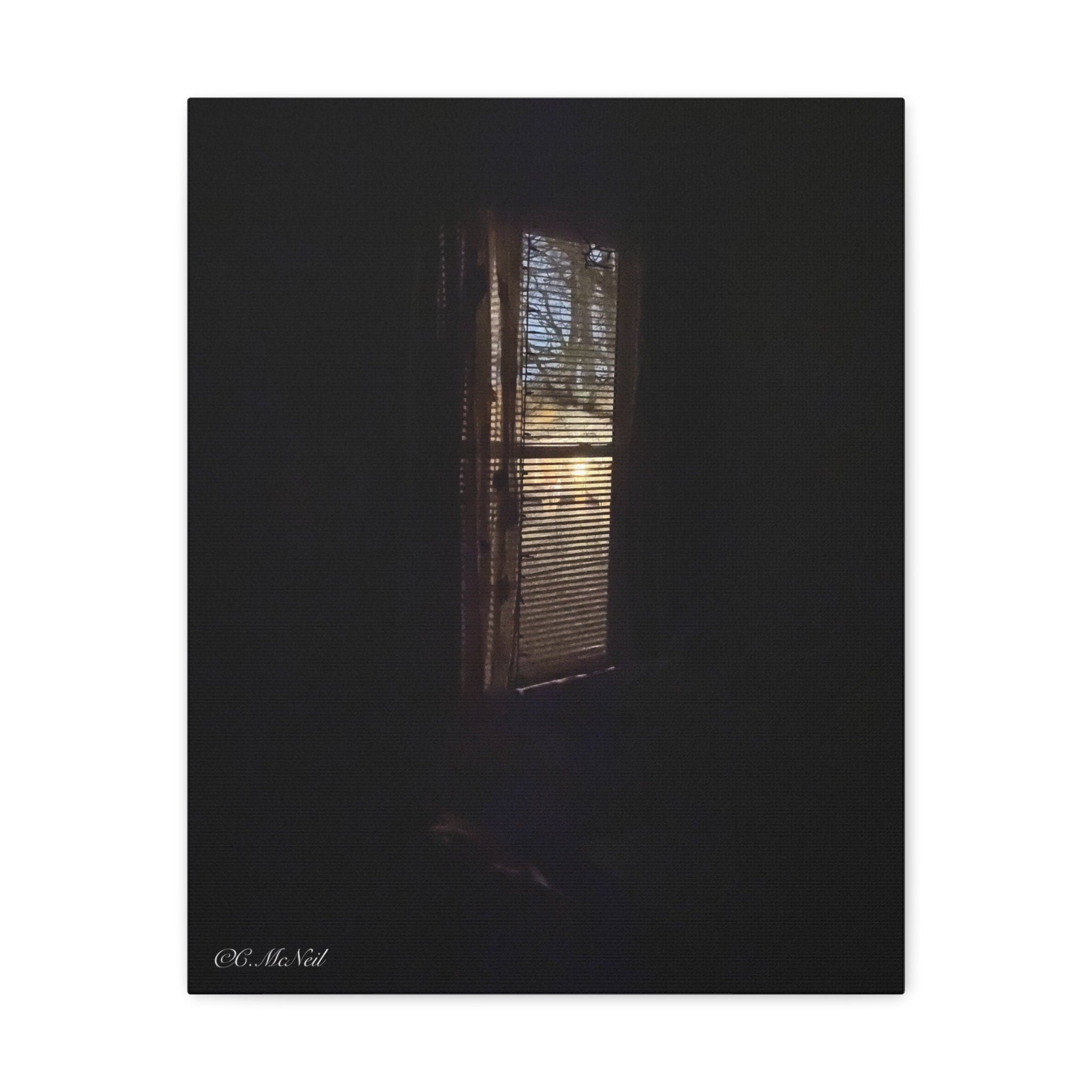Evening window/ night vibes on Canvas