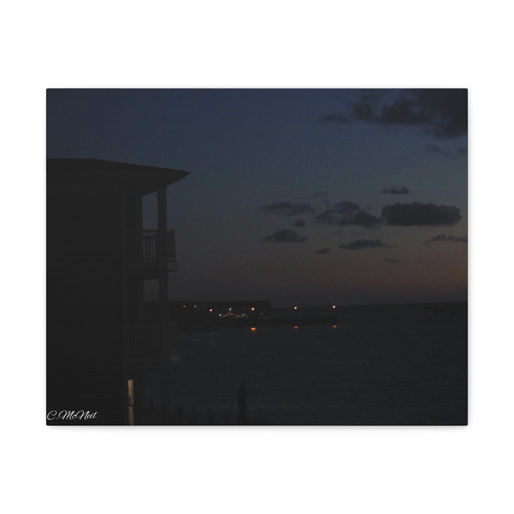 Calm bay sunset Canvas