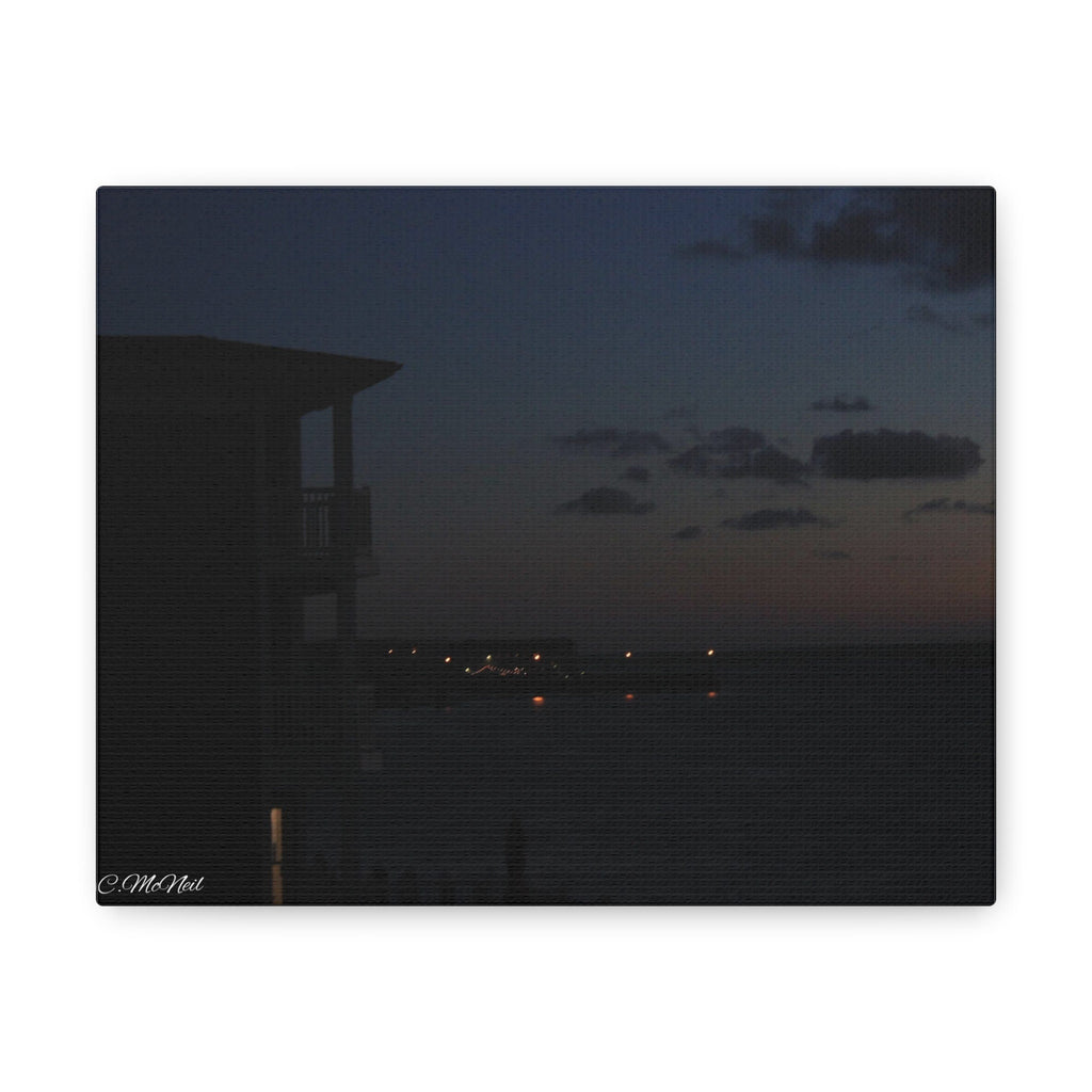 Calm bay sunset Canvas
