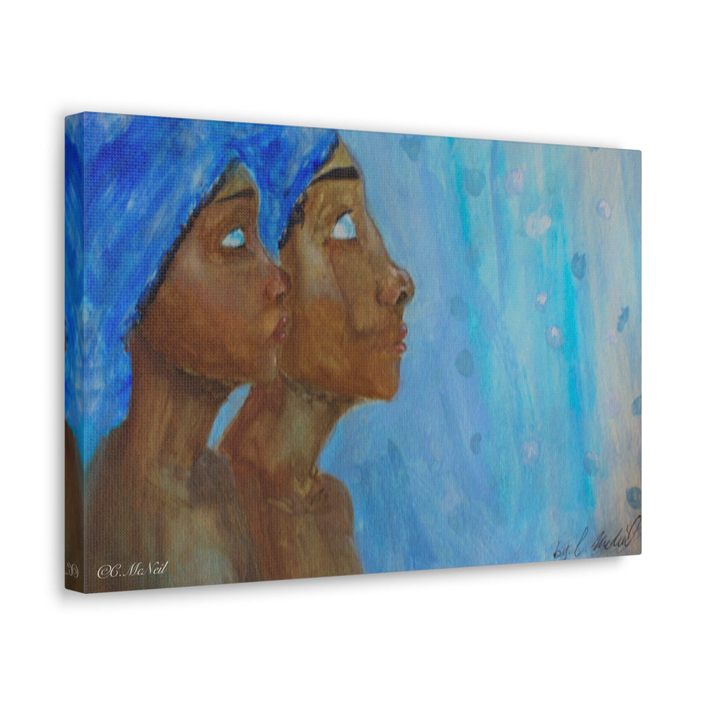 We are watching- Angelic eyes series Canvas