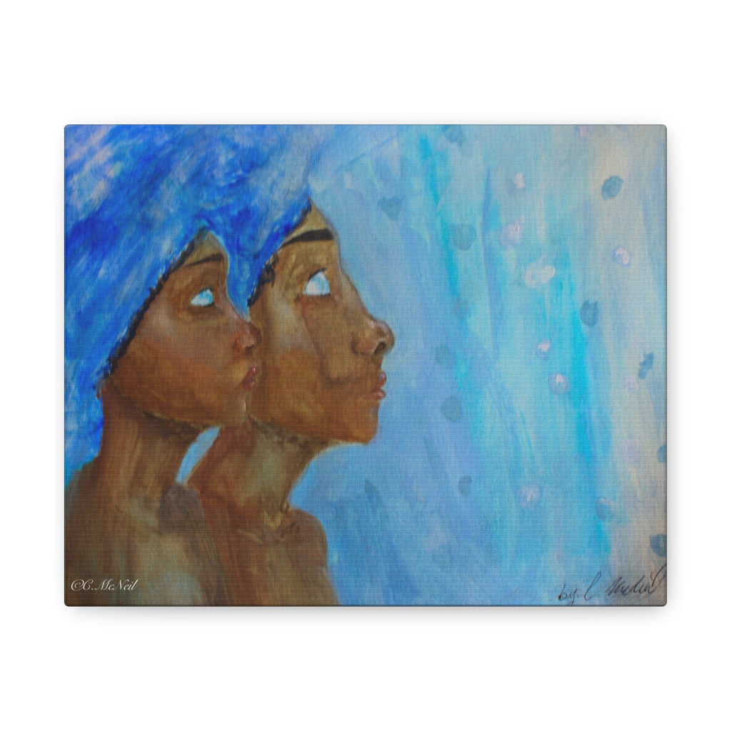 We are watching- Angelic eyes series Canvas