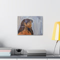 Brown skin women's portrait Canvas Gallery Wraps